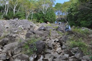 男体山の登山道