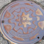 マンホールの蓋　白鳥町